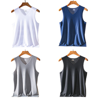 Mężczyźni lodowy jedwab podkoszulki koszulki letnia oddychająca koszulka podkoszulek męski Fitness Mesh szybkoschnący kamizelka bez rękawów kamizelka do biegania 1